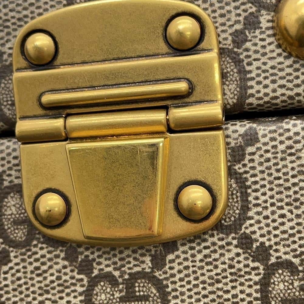 Gucci Savoy Handbag Beauty Case GG Supreme Shoulder Bag - Picture 11 of 12